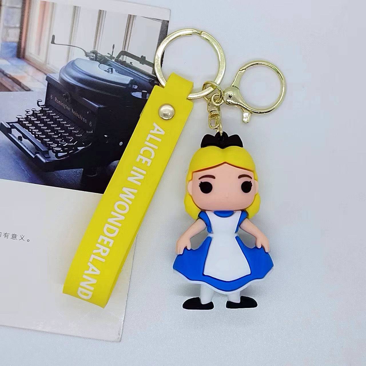 Alice in Wonderland keychain.