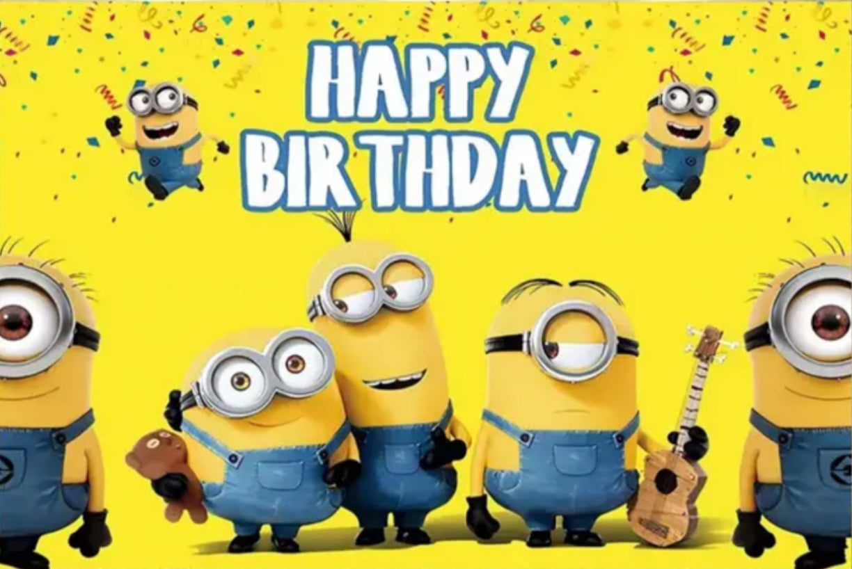 Minions 01 birthday party decorations set