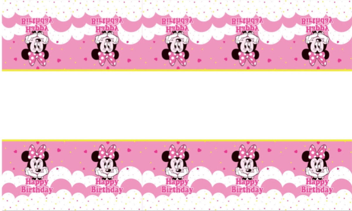 Minnie-Maus-Geburtstagsparty-Deko komplett in Pink