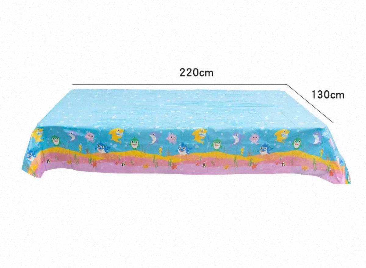 Toile de fond Baby Shark + nappe