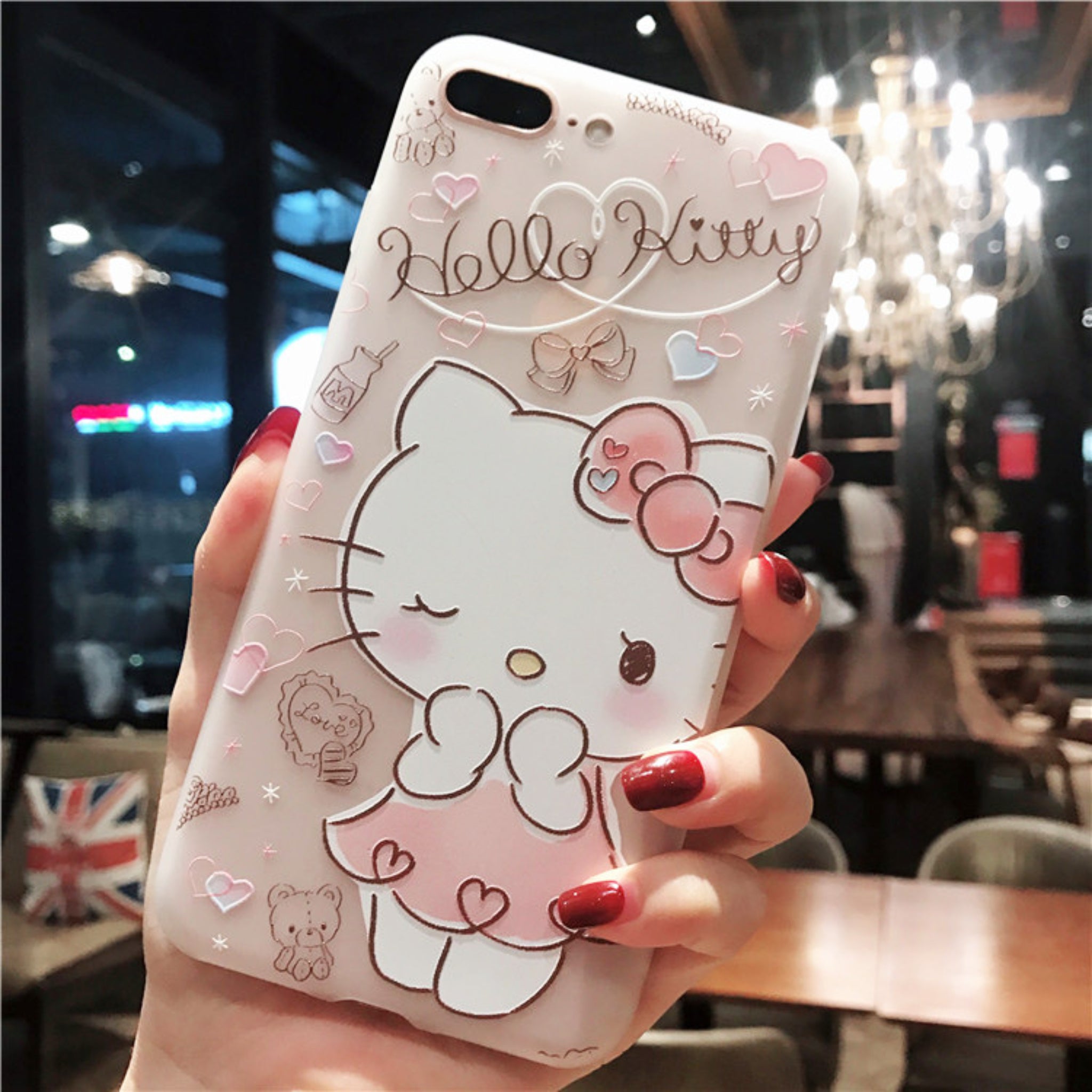 Hello Kitty Frosted Pink Phone Case – Shopping Island