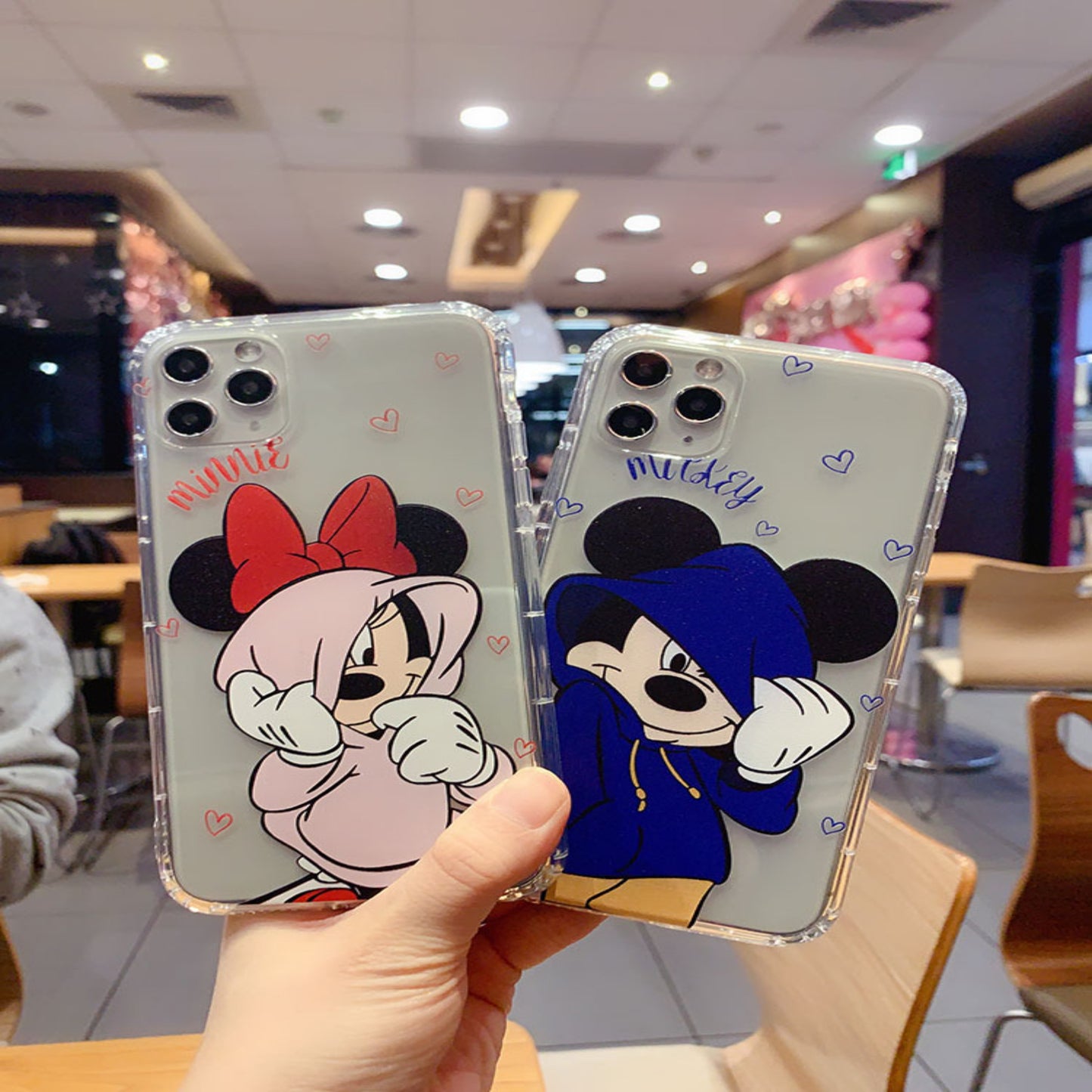 Mickey Mouse in Blue Hoodie phone case