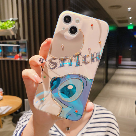 Stitch Glitter Phone Case