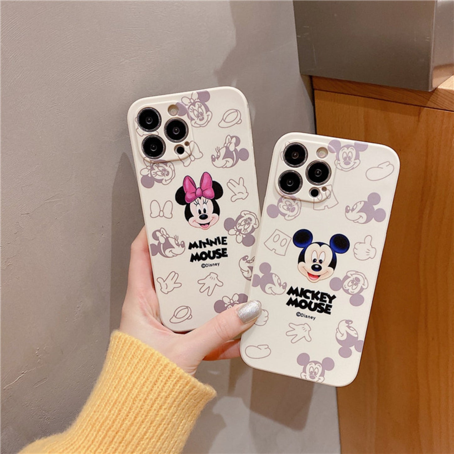 Mickey Mouse Beige Phone Case