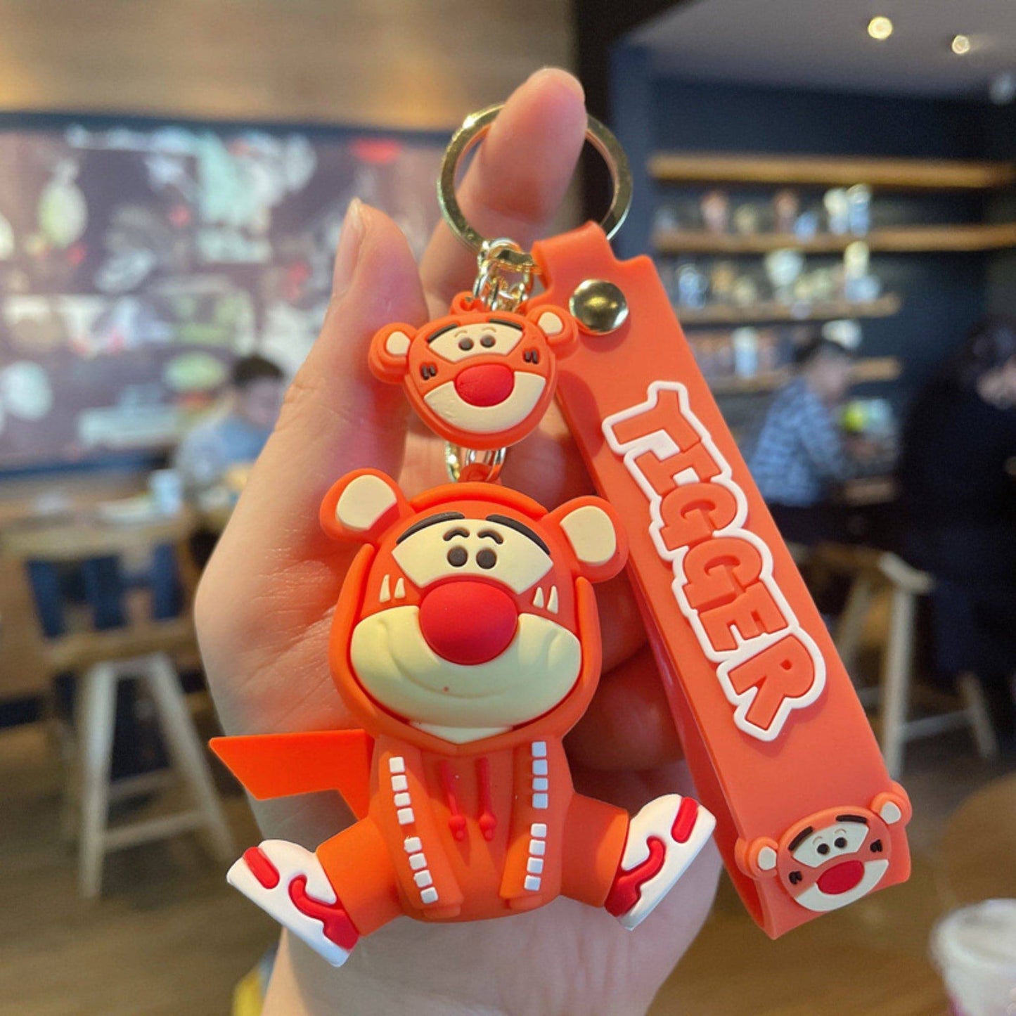 Tiger from Winnie The Pooh in Hoodie Keychain.