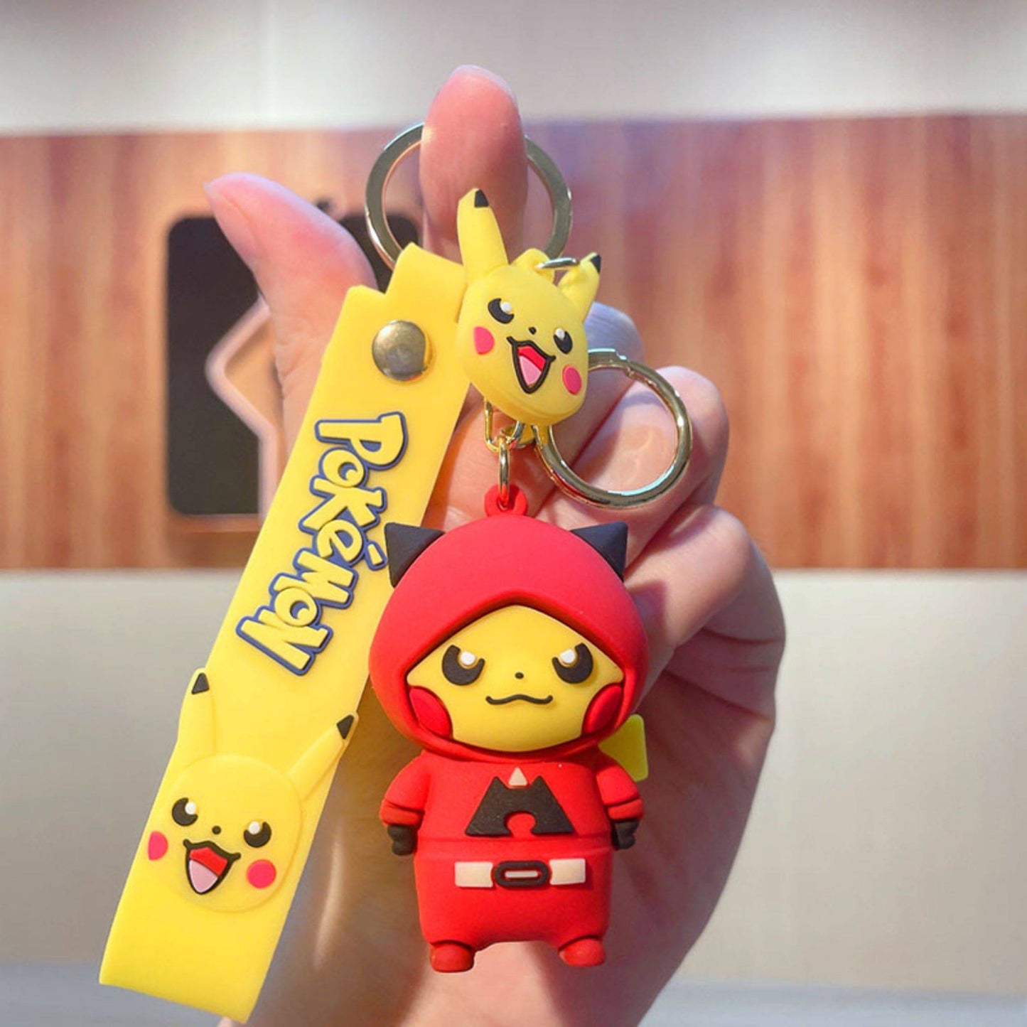 Pikachu Red Ninja Keychain.