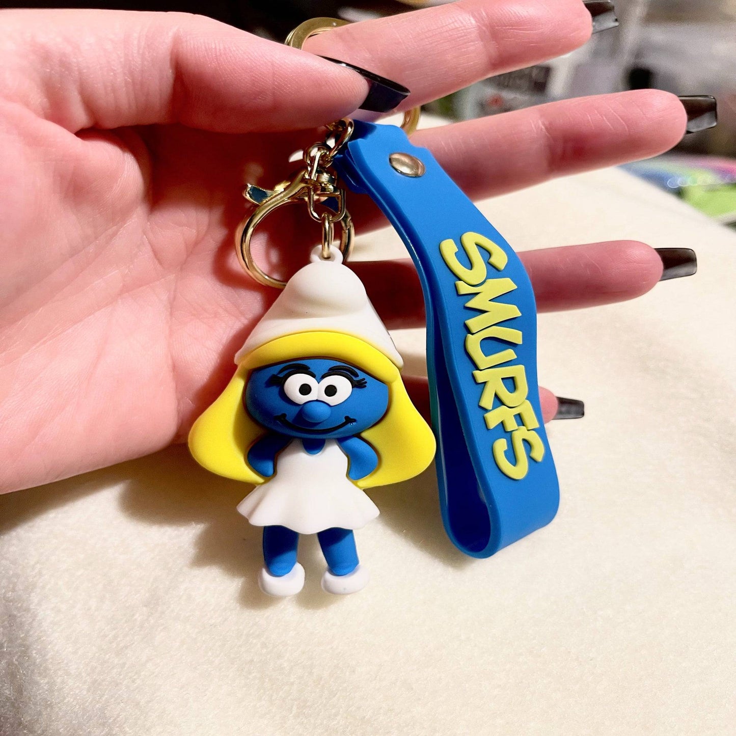 Smurfs Stroumfita Keychain.