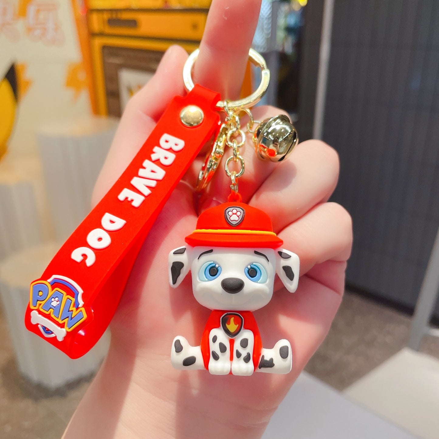 Marshall Paw Patrol Keychain