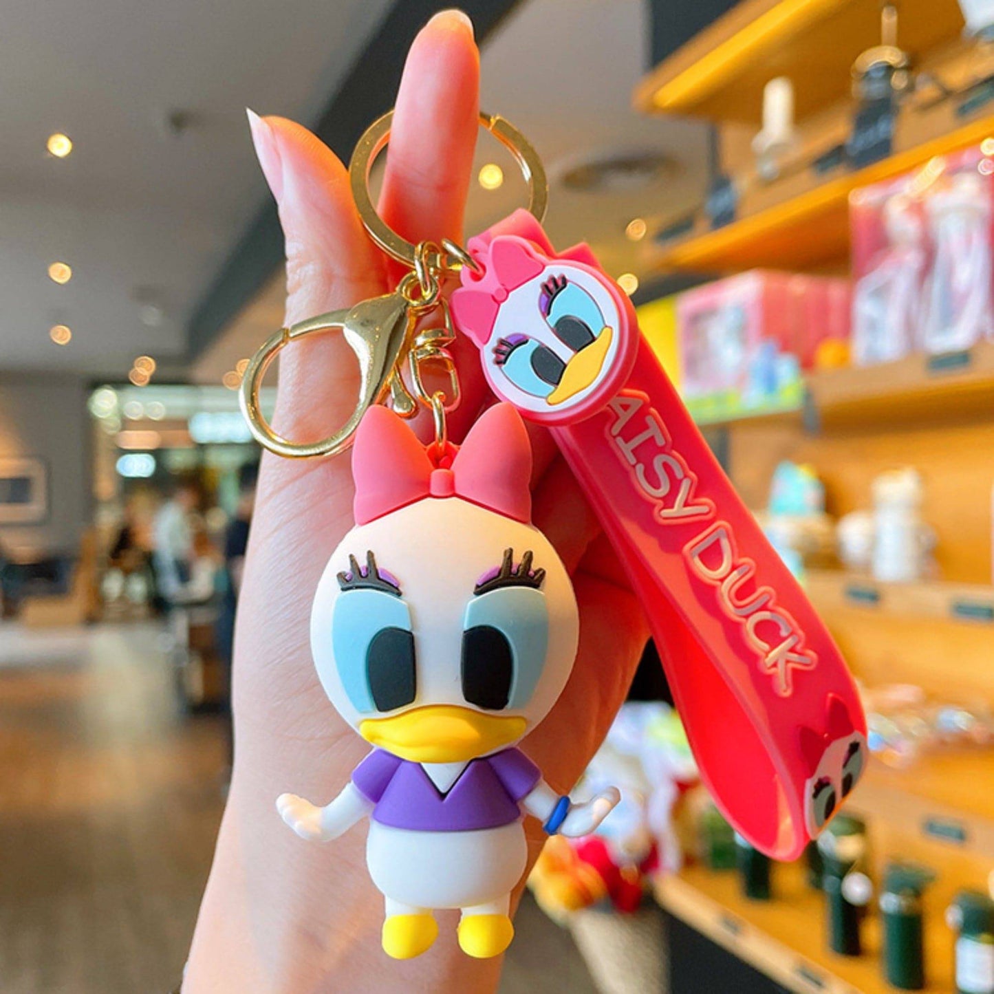 Daisy Duck Keychain.