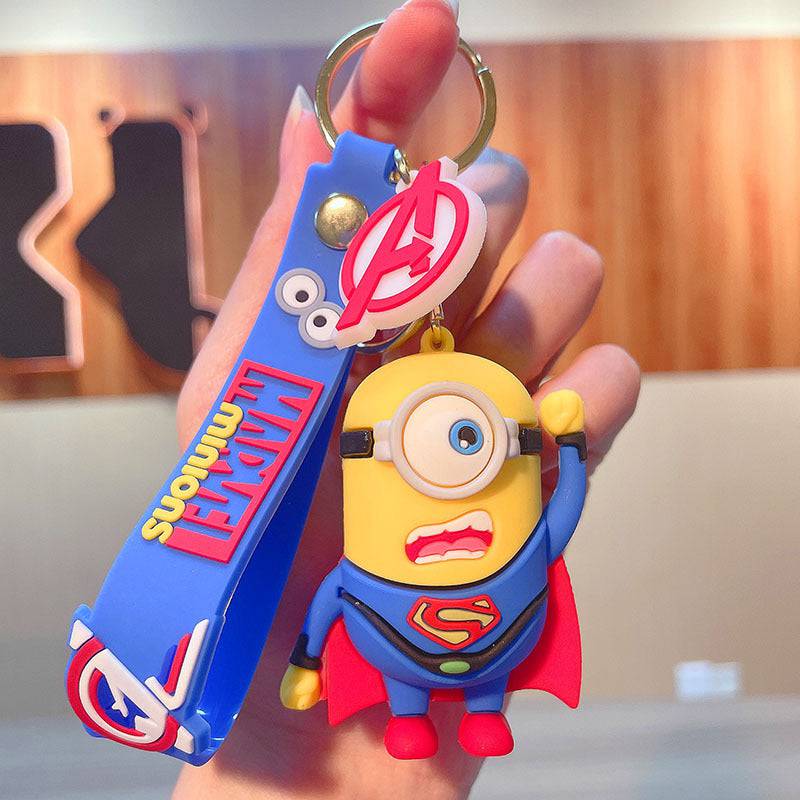 Minion Superman Keychain.
