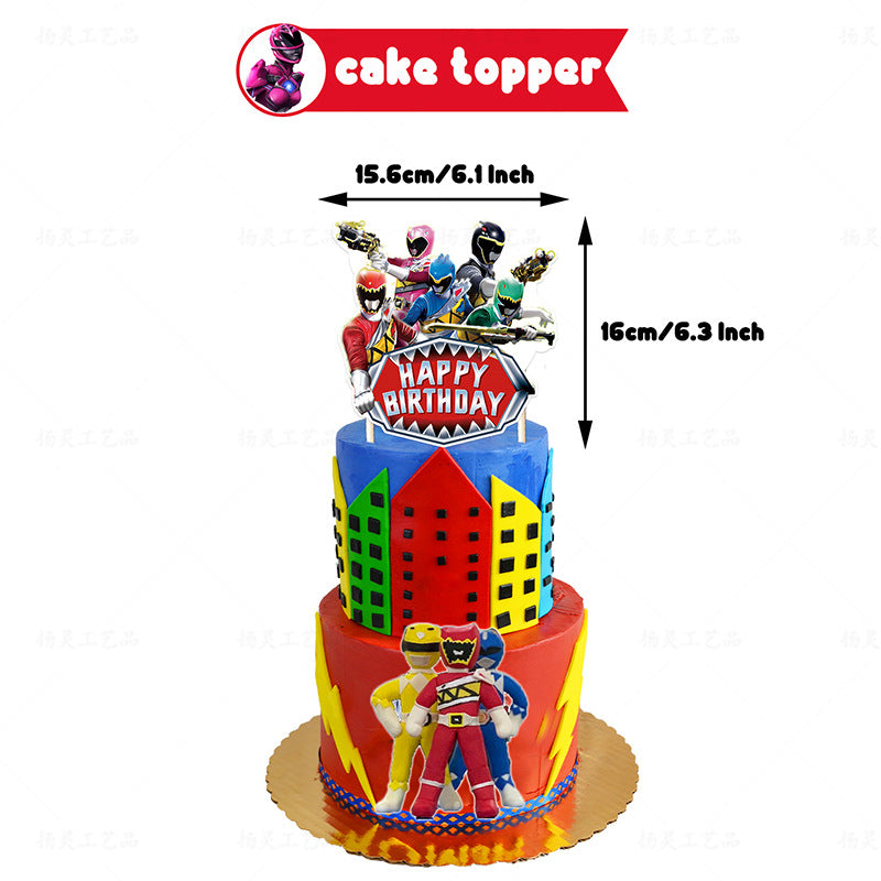 Power Rangers Birthday party set