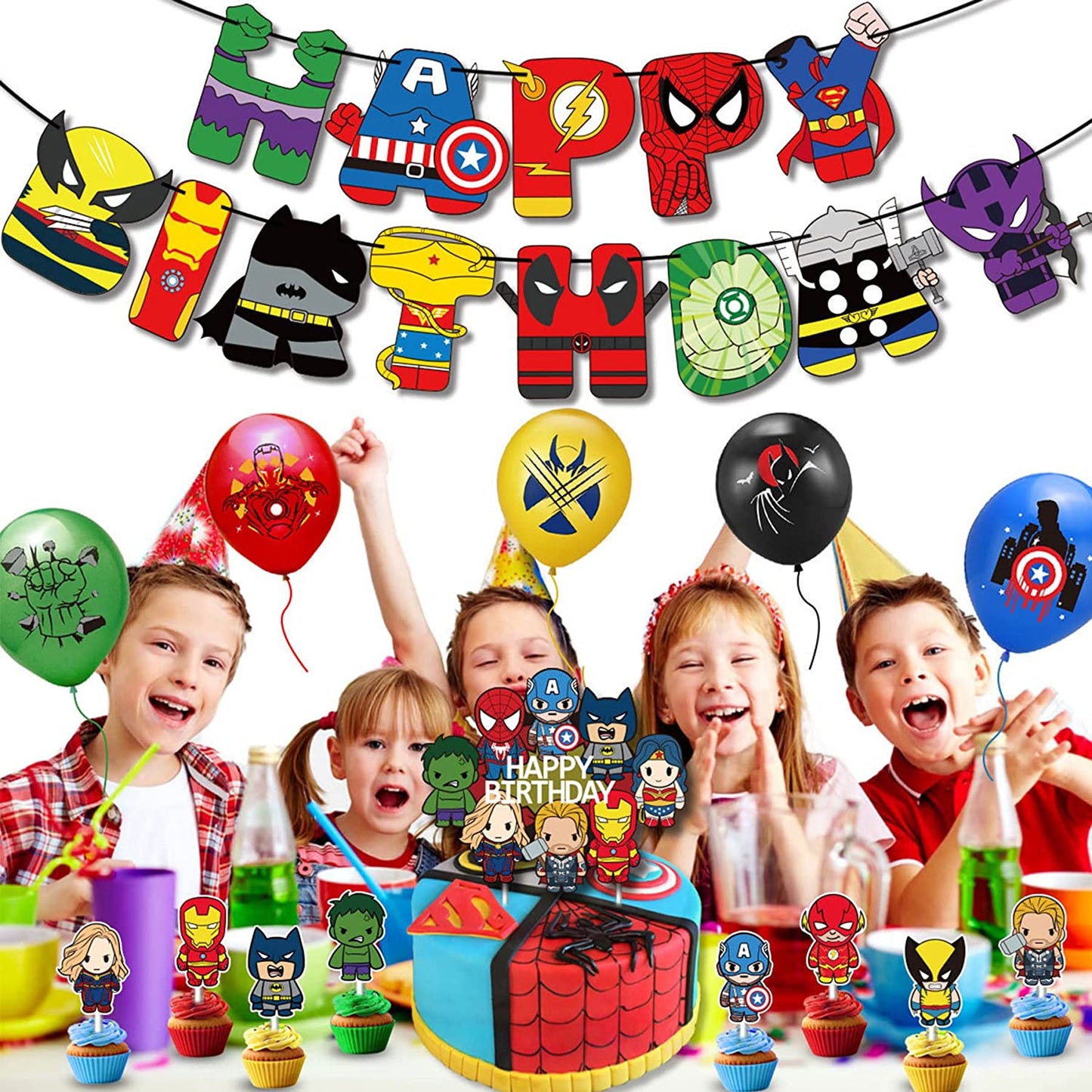 Avengers Birthday party set