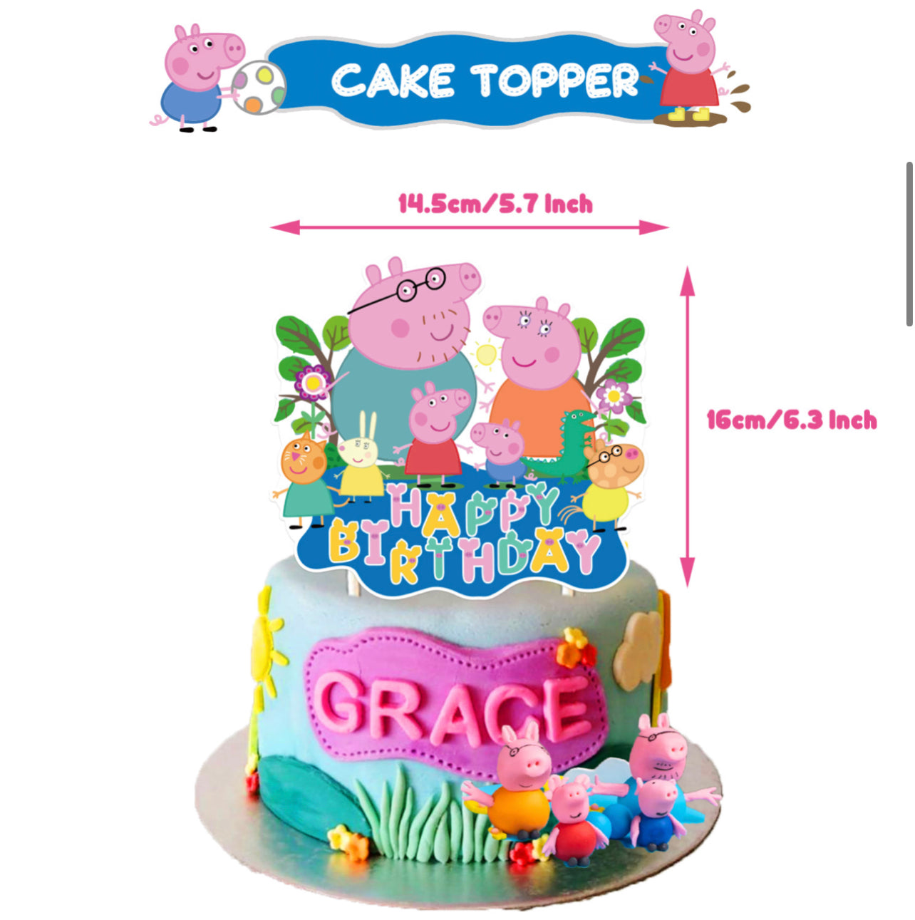 Pepa Pig Birthday party set