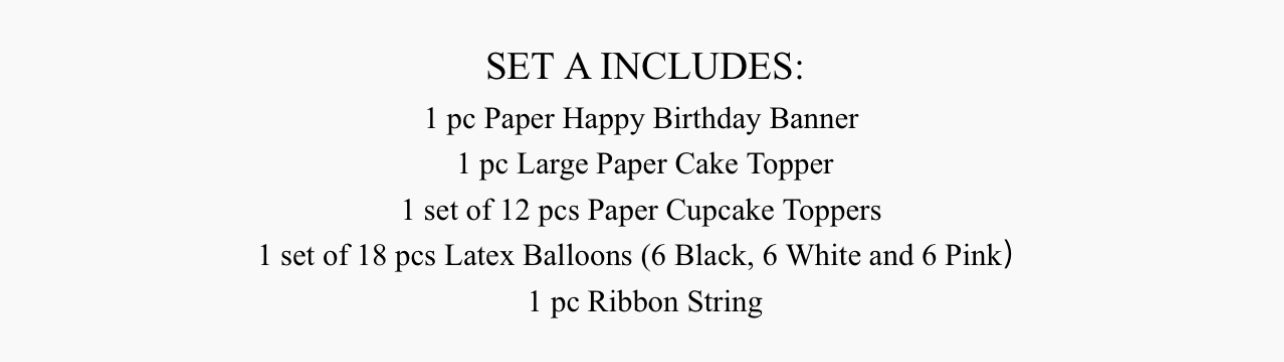 Minnie Birthday party set