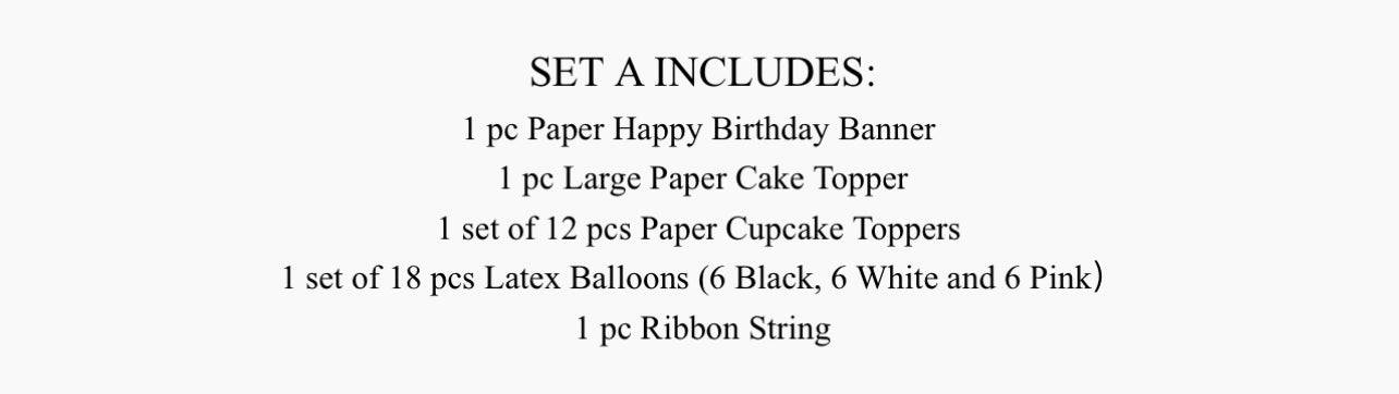 Minnie Birthday party set.
