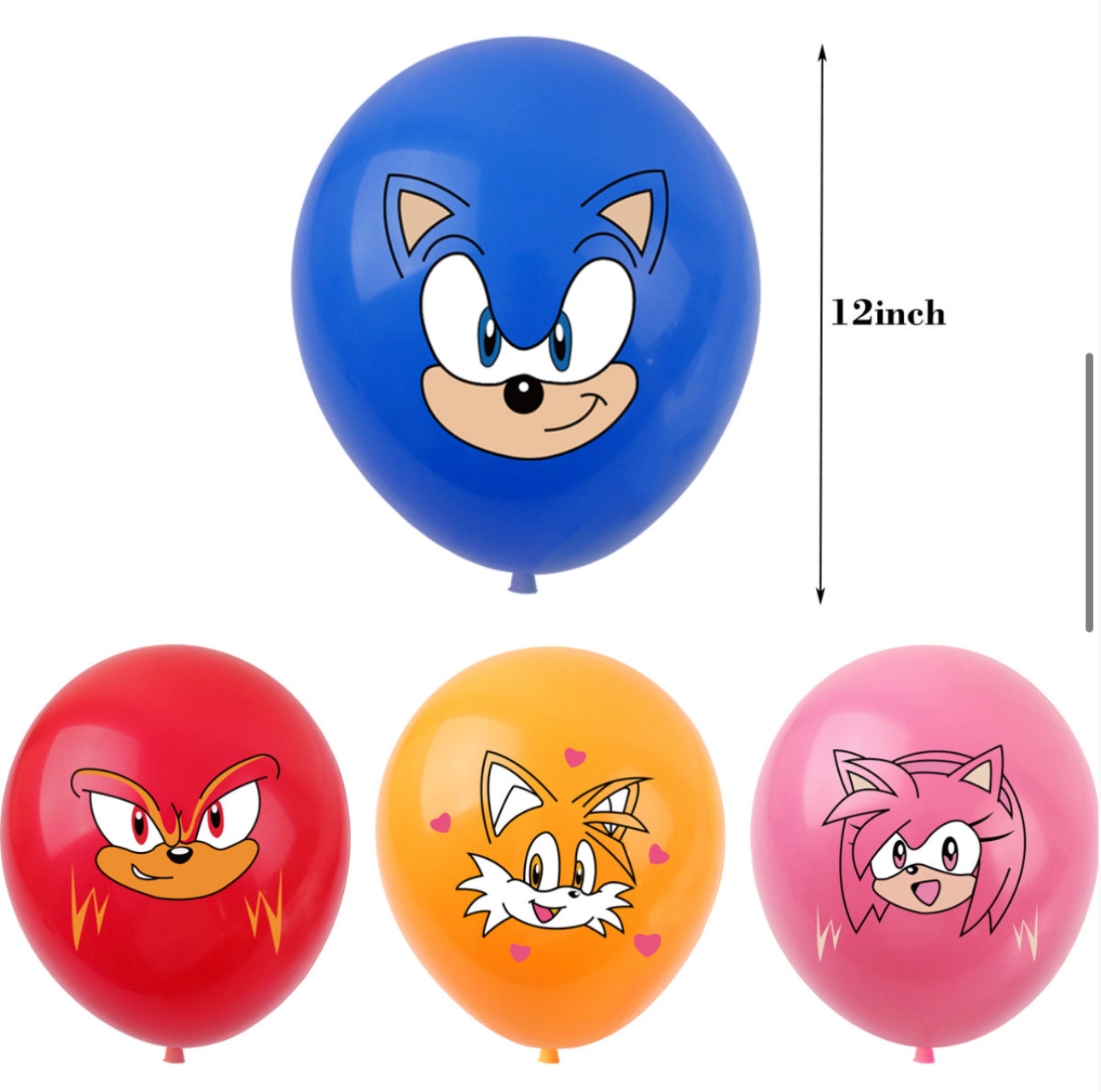 Sonic Birthday party set