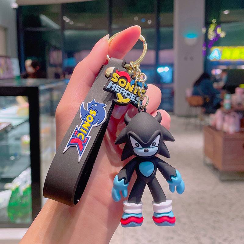 Sonic black Keychain.