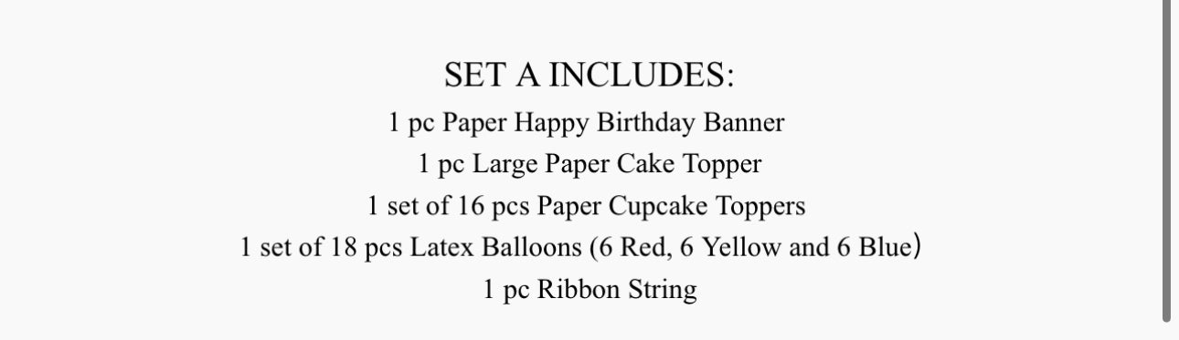 Colorful Paw Patrol Birthday party set