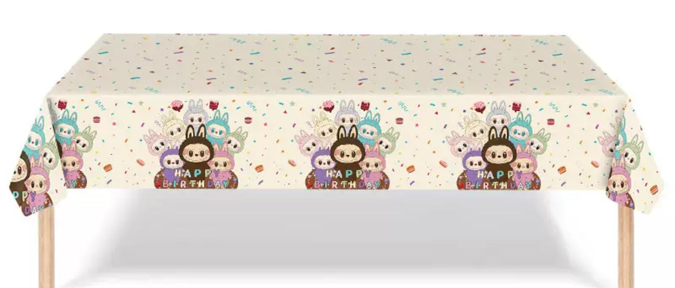 Labubu 01 birthday party decorations set