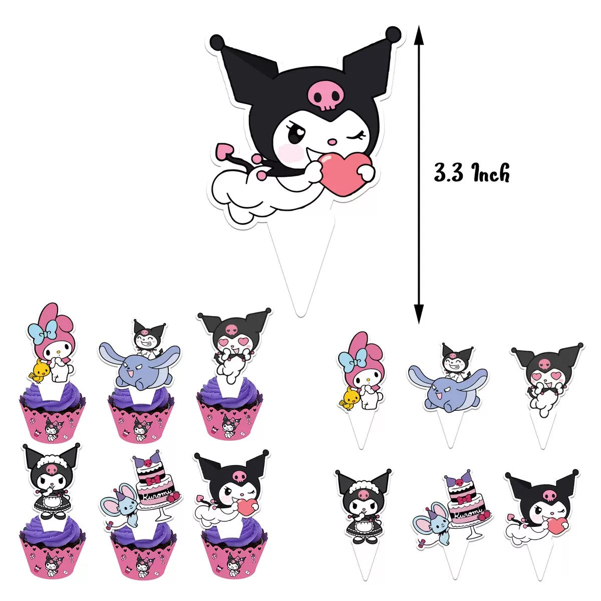 Kuromi Birthday Party Decorations – Complete Decoration Set