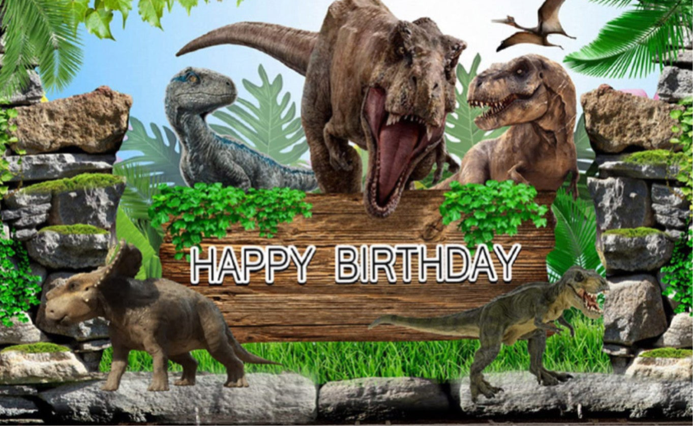 Dinosaurs Birthday party decorations set