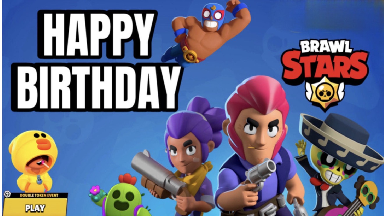 Décorations de fête d’anniversaire Brawl Stars (Style A)