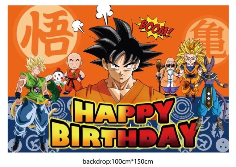 Dragon Ball Birthday party set