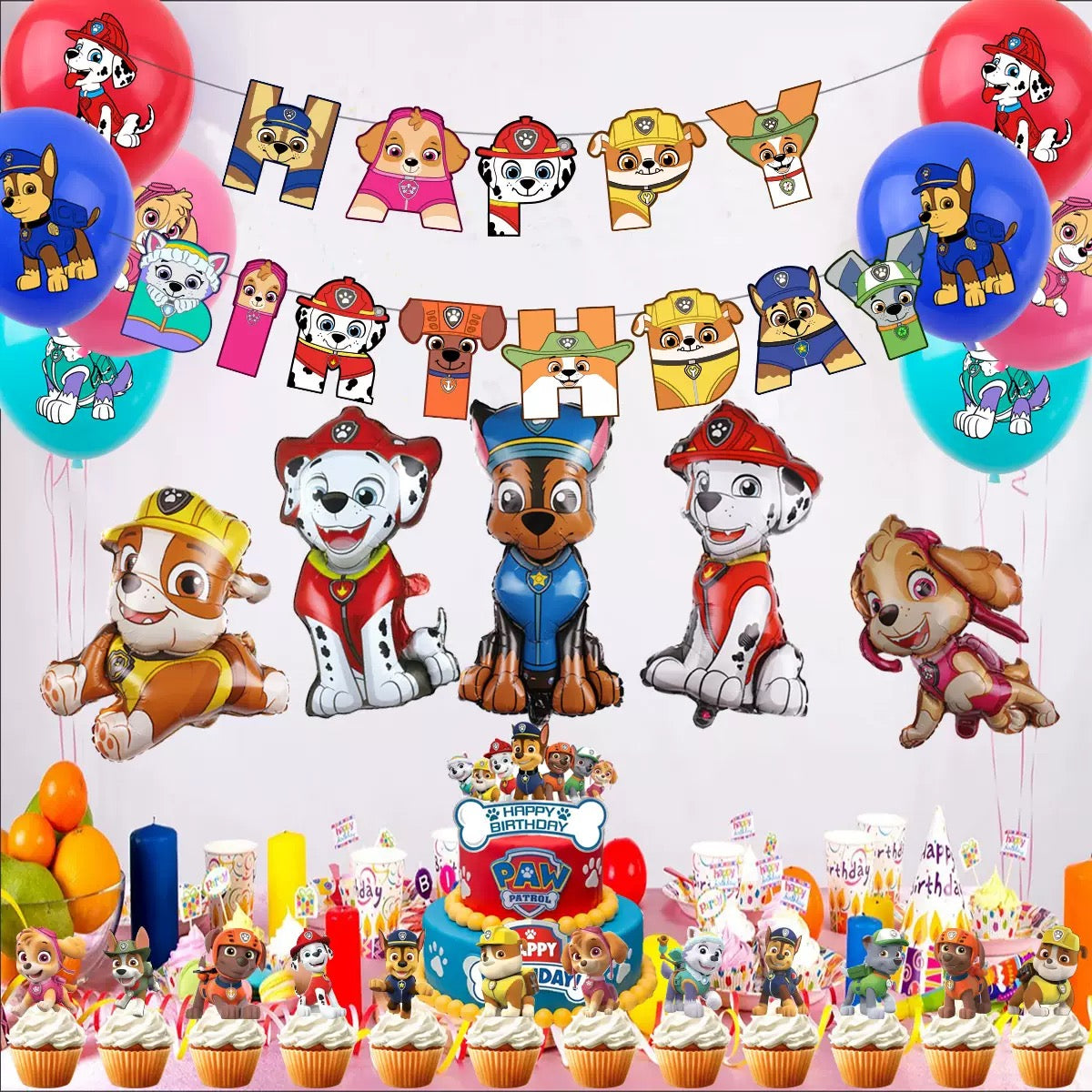 Paw Patrol All Pups Birthday party set
