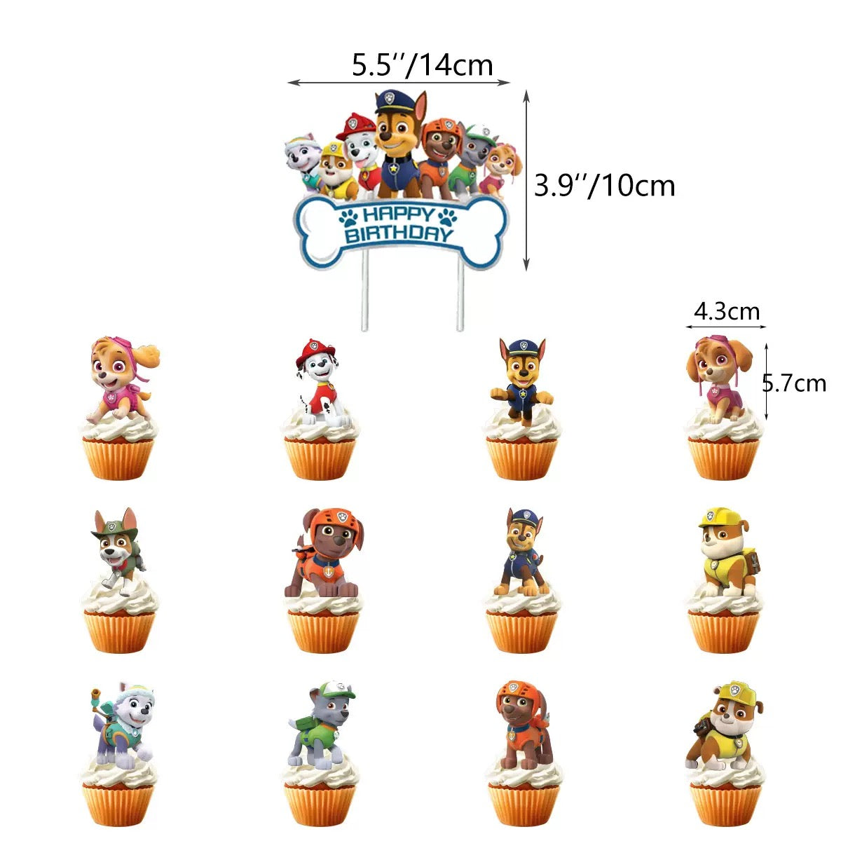 Paw Patrol All Pups Birthday party set