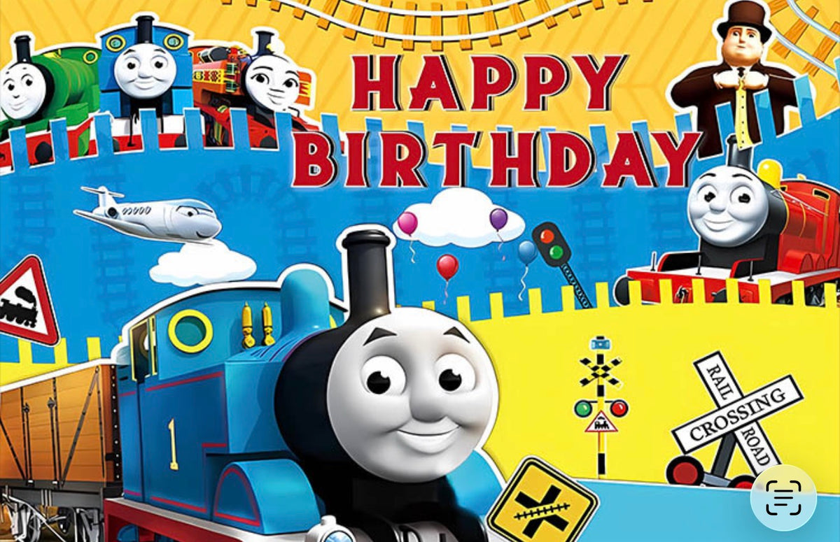 Decoraciones para fiesta de Thomas & Friends