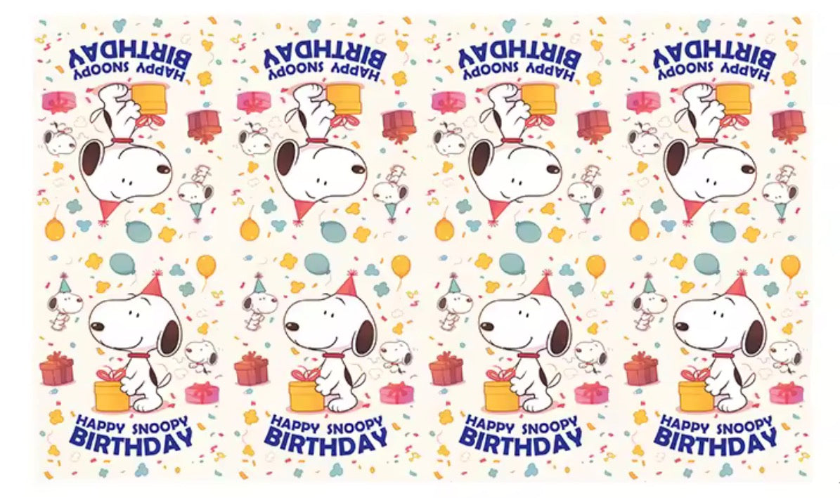 Декор для дня рождения Snoopy – Полный набор декора