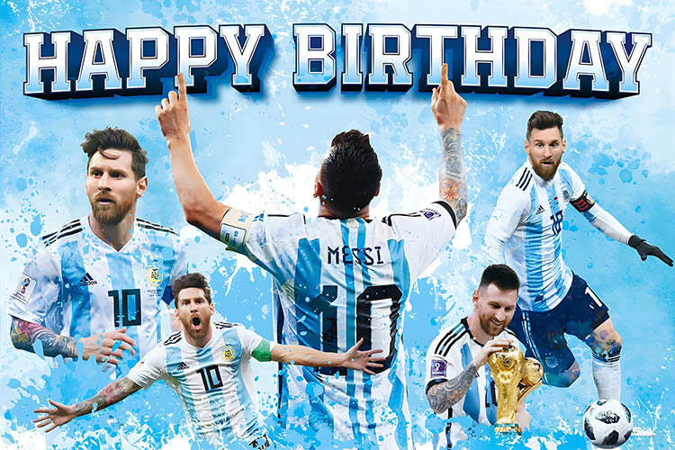 Διακοσμητικά για πάρτυ γενεθλίων Messi
