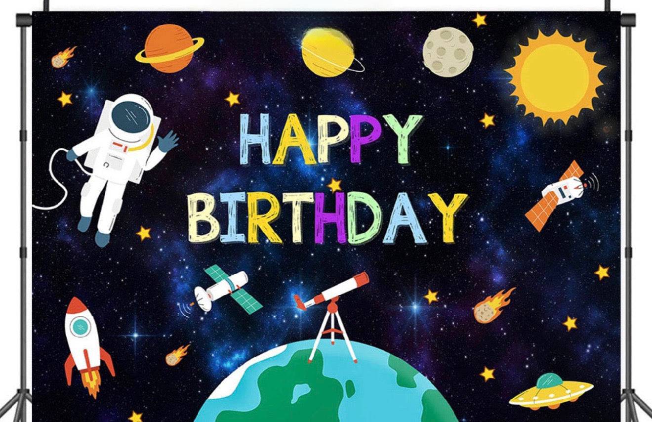 Astronaut Birthday Party Decorations – Complete Decoration Set.