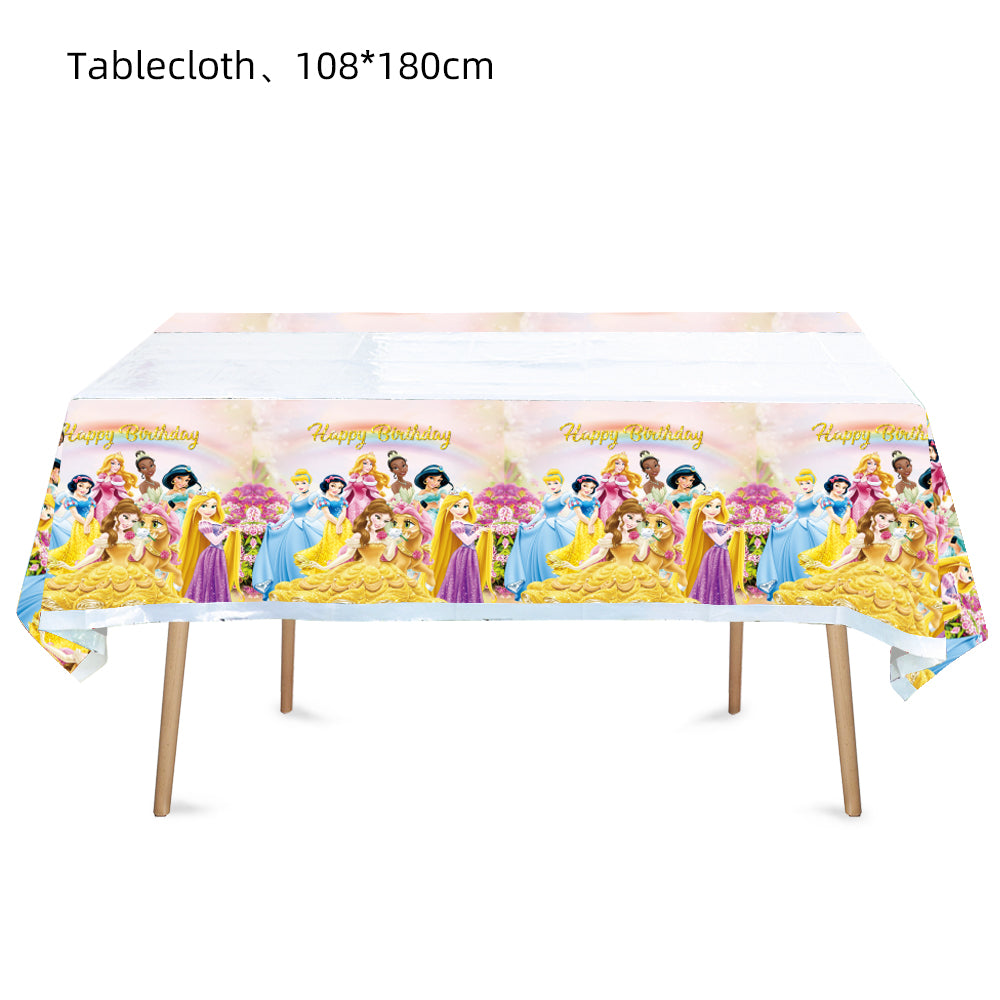 Princesses Party Supplies | Complete Decoration Set for 10 or 20 Guests.