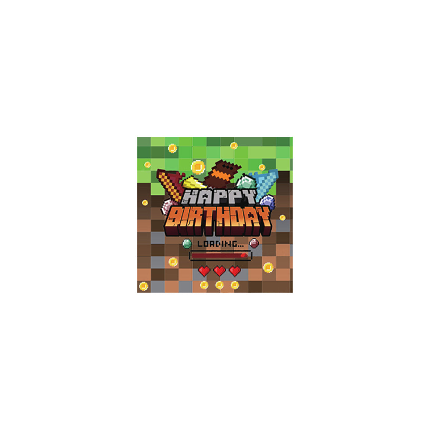 Minecraft Deluxe Party Set – Complete Table Decor Kit.