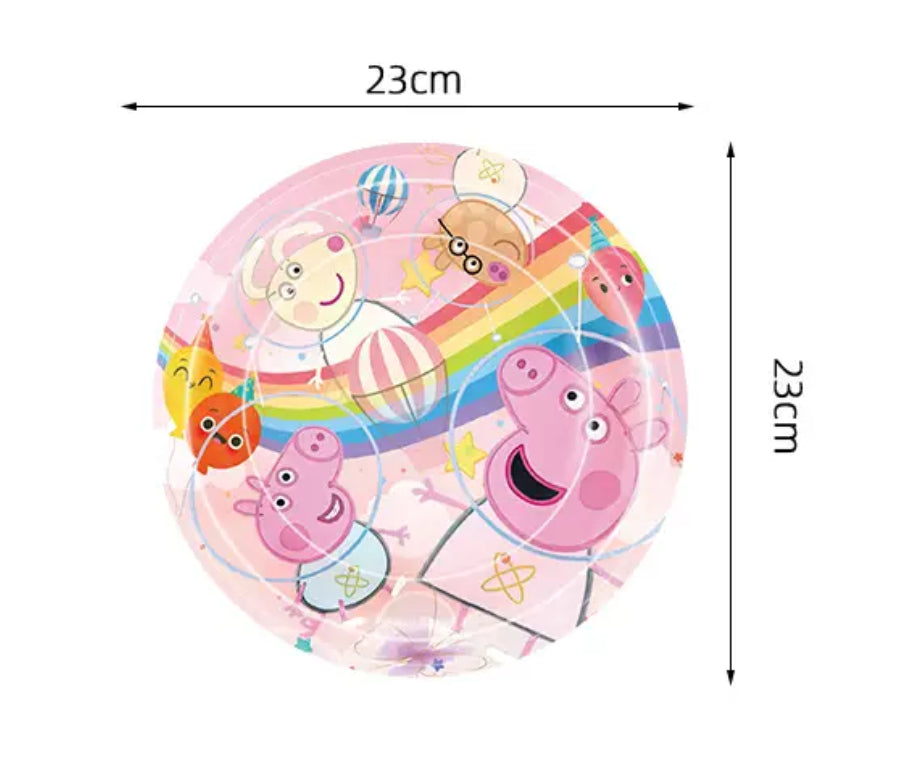 Peppa Pig Party Supplies | Complete Decoration Set for 10 or 20 Guests.