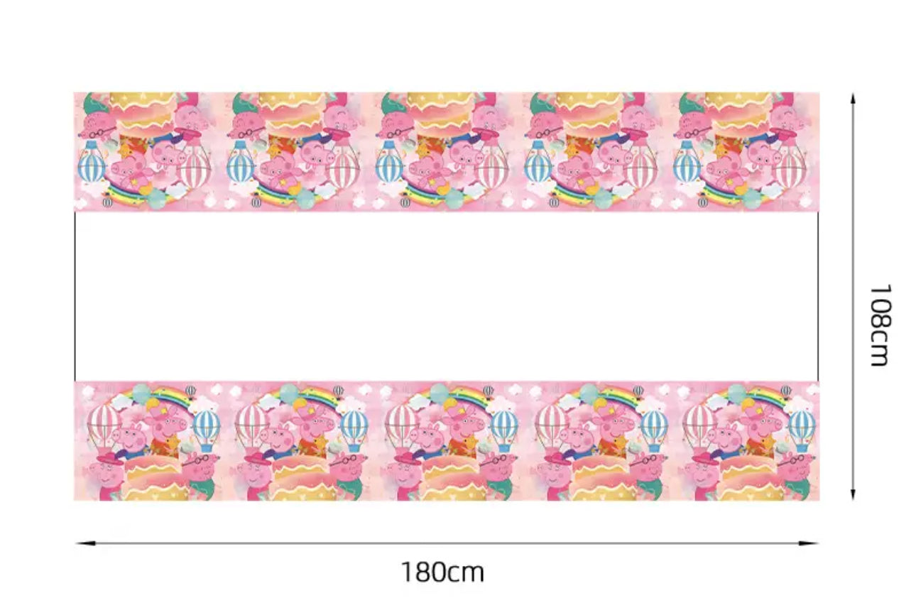 Peppa Pig Party Supplies | Complete Decoration Set for 10 or 20 Guests.