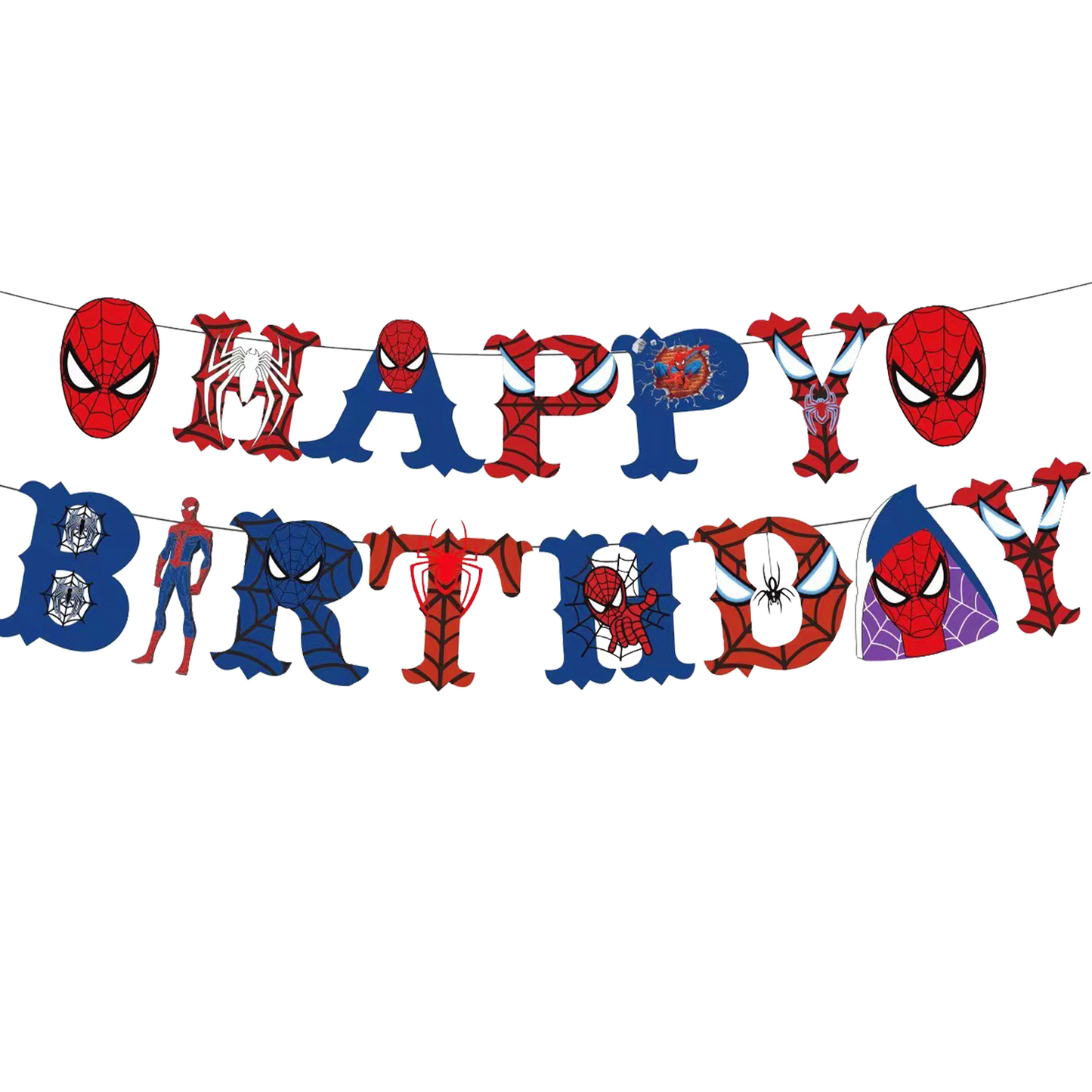 Spiderman party decorations set-table decor.