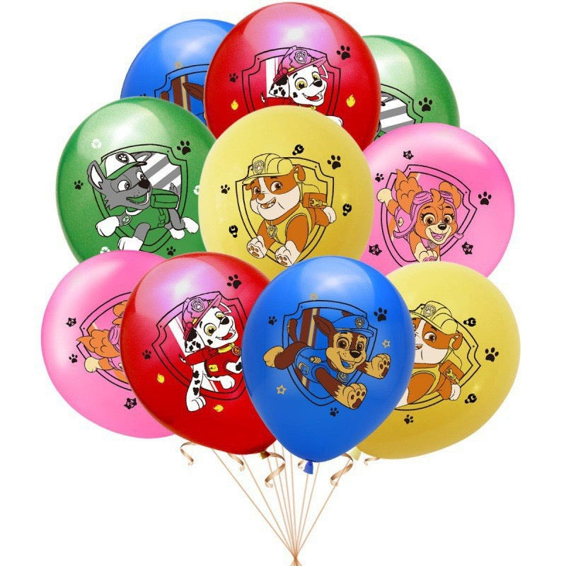 Paw Patrol blue Birthday Party Decorations – Complete Decoration Set.