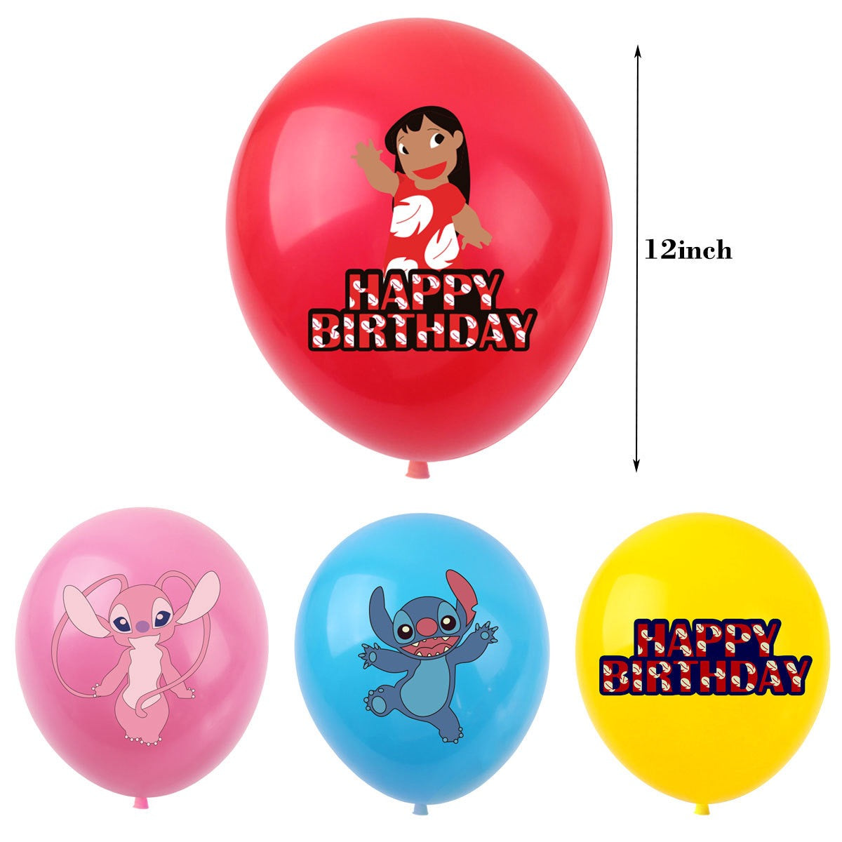 Stitch colorful Birthday Party Decorations – Complete Decoration Set.