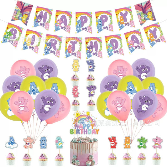 Care Bears Birthday Party Decorations – Complete Decoration Set.