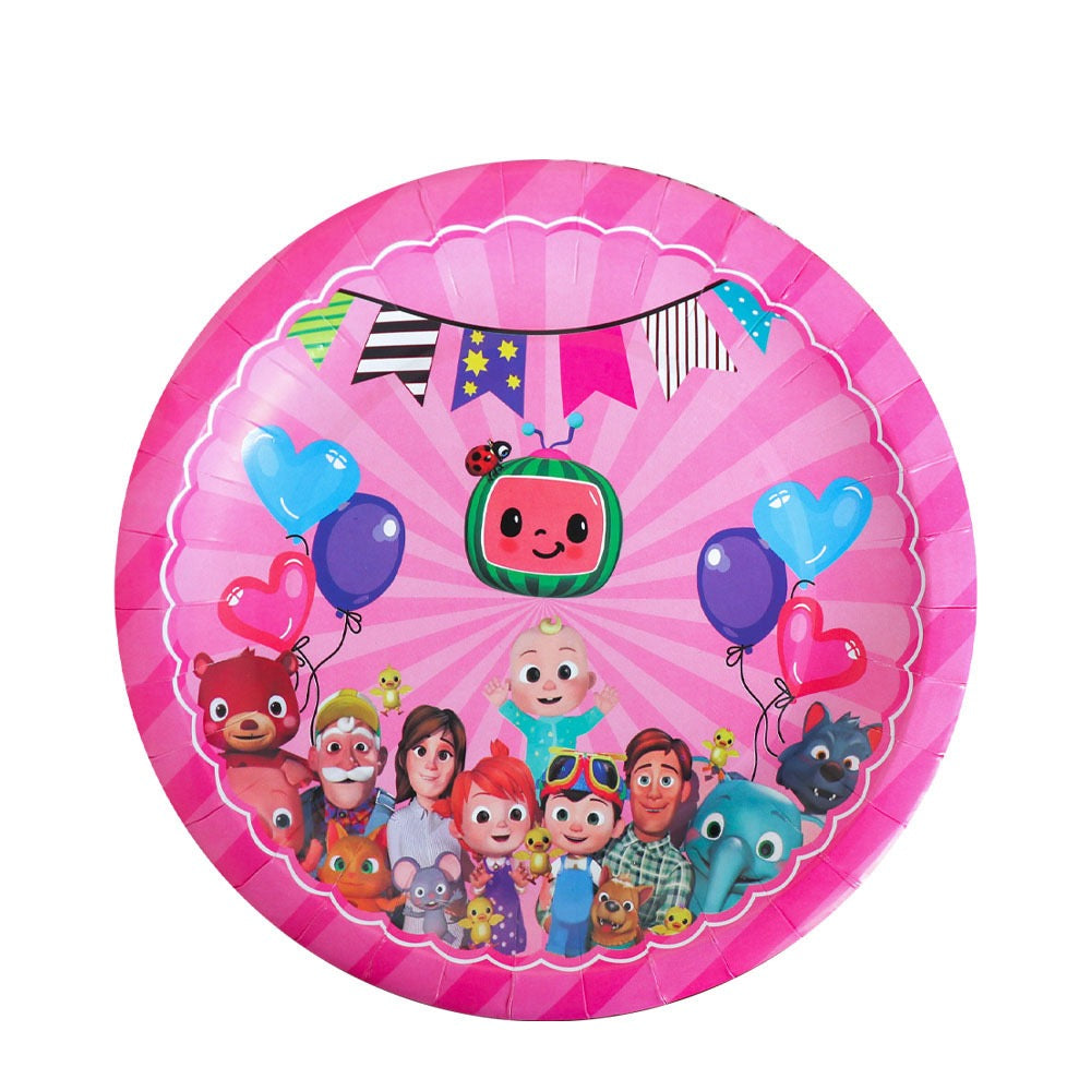 Cocomelon Party Supplies | Complete Decoration Set for 10 or 20 Guests.
