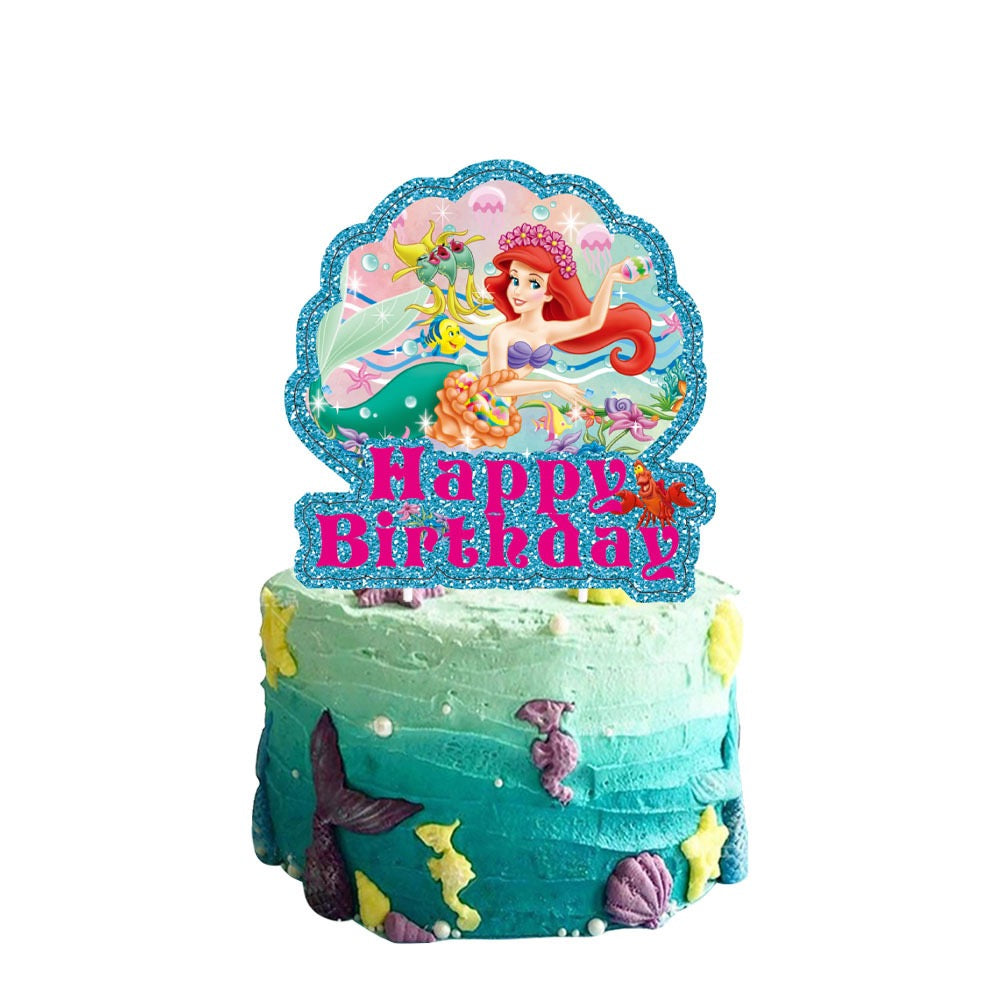 Ariel Party Supplies | Complete Decoration Set for 10 or 20 Guests.