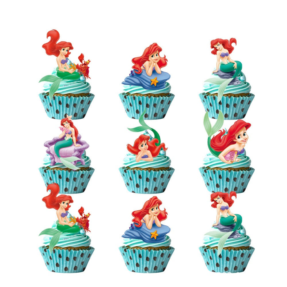 Ariel Party Supplies | Complete Decoration Set for 10 or 20 Guests.