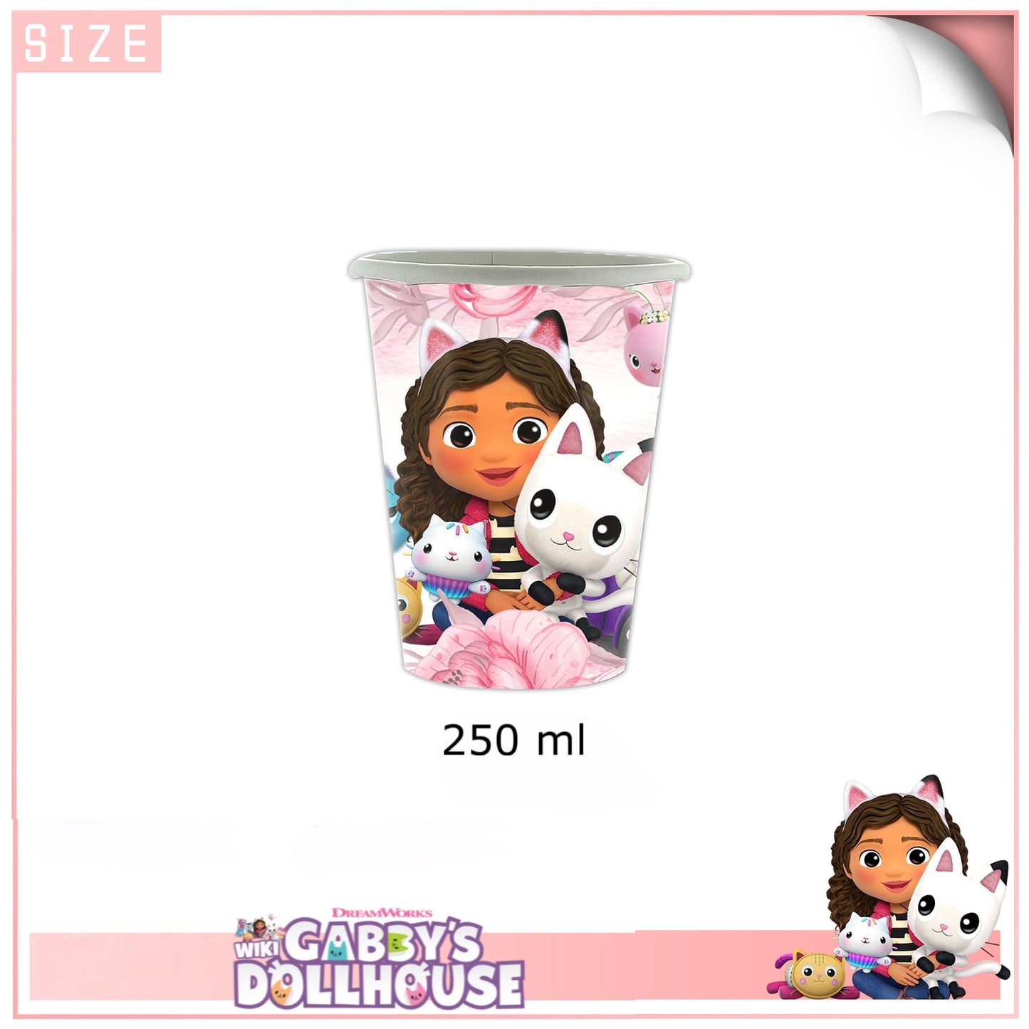 Gabby’s dollhouse Party Supplies | Complete Decoration Set for 10 or 20 Guests.