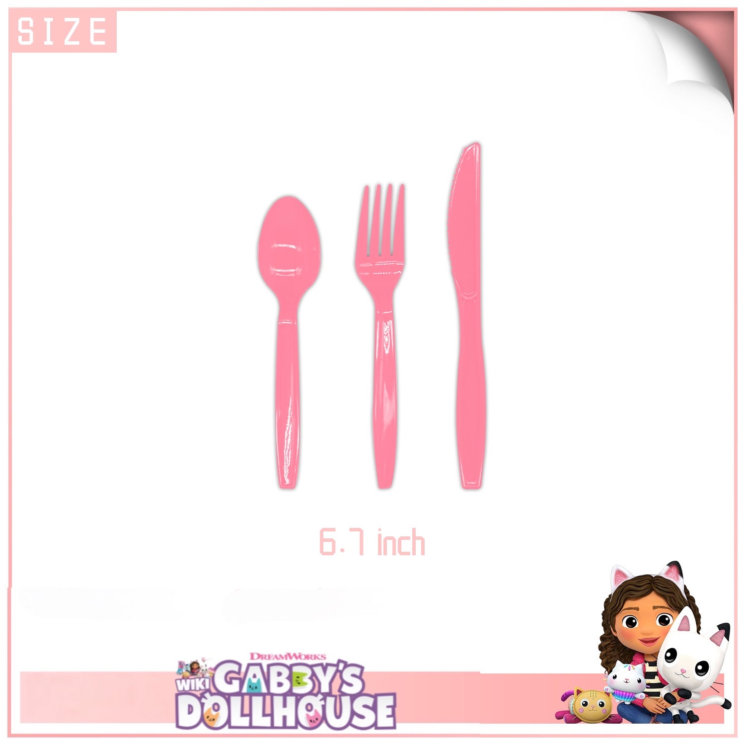 Gabby’s dollhouse Party Supplies | Complete Decoration Set for 10 or 20 Guests.