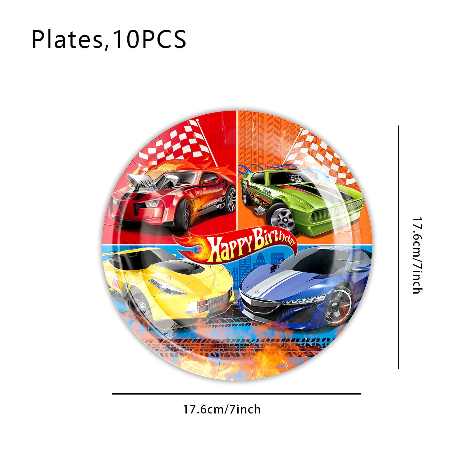 Hot Wheels party decorations set-table decor.