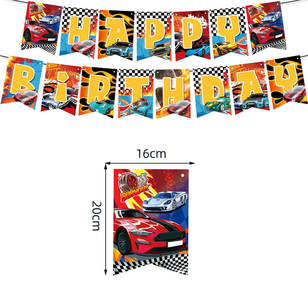 Hot Wheels party decorations set-table decor.