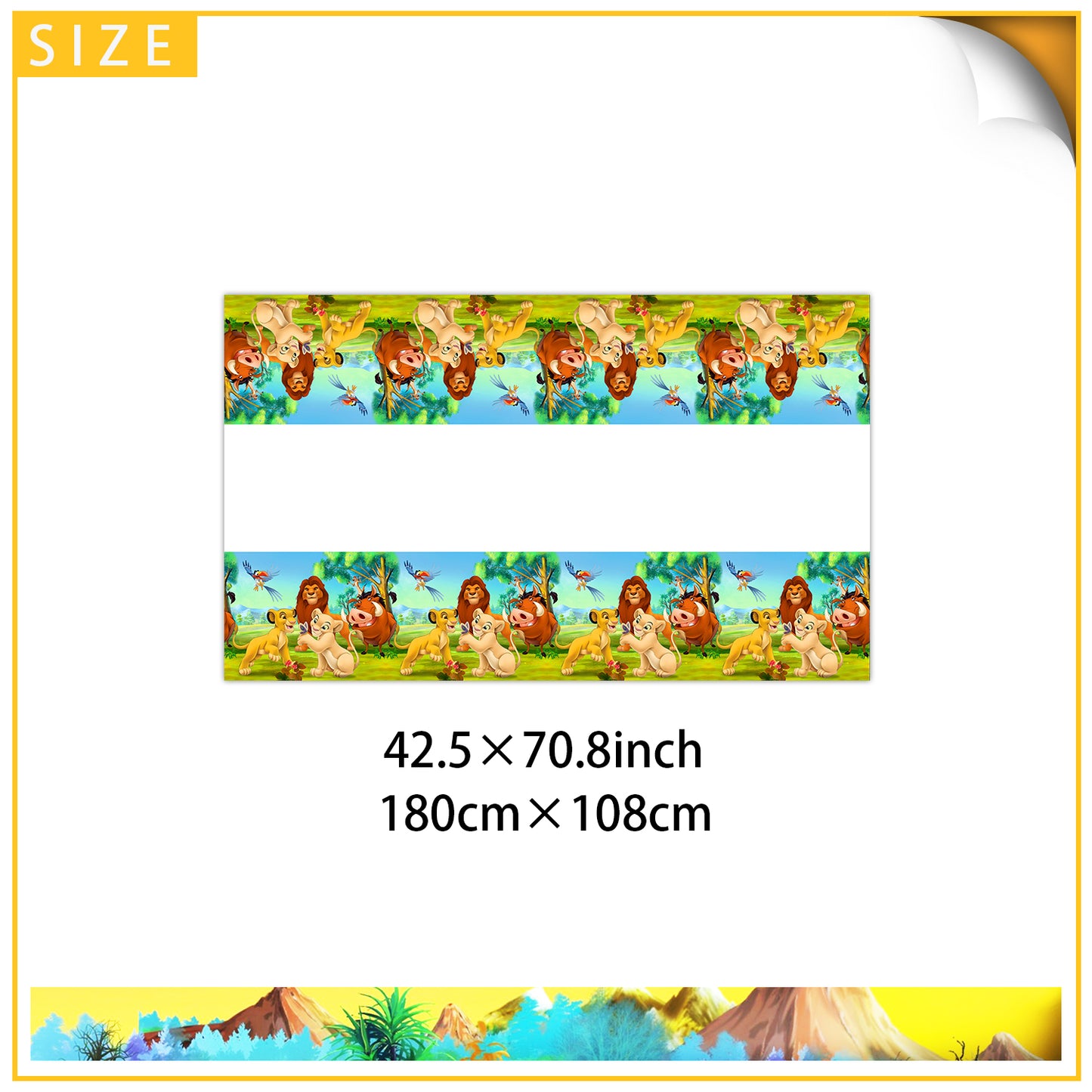 Lion King Party Supplies | Complete Decoration Set for 10 or 20 Guests.