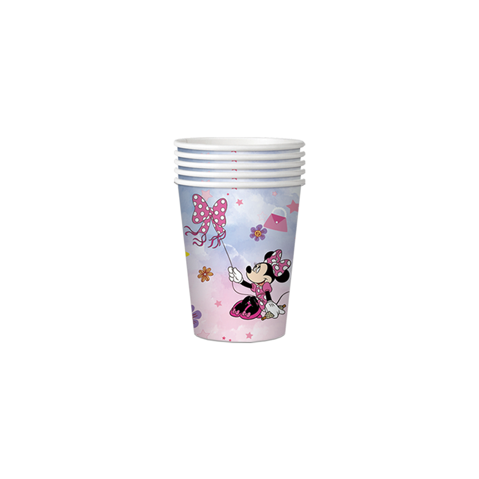 Minnie pink pastel party decorations set-table decor.